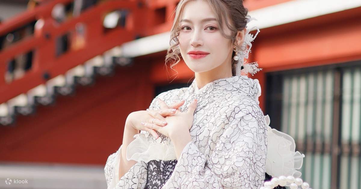 Tokyo Kimono Experience] Sakura Kimono Oukakimono Kimono